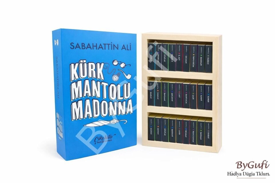 ByGufi İsme Özel Hediyelik Çikolata Kütüphanesi Madonna