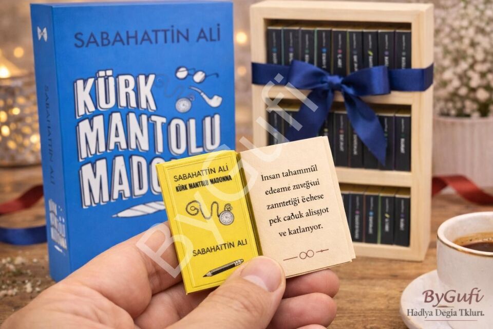 ByGufi İsme Özel Hediyelik Çikolata Kütüphanesi Madonna