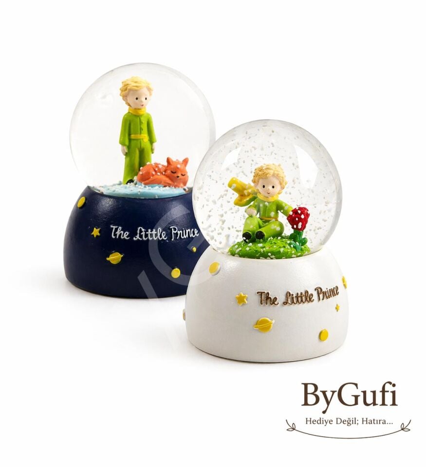 ByGufi Hediyelik Küçük Prens Kar Küresi Minik Boy