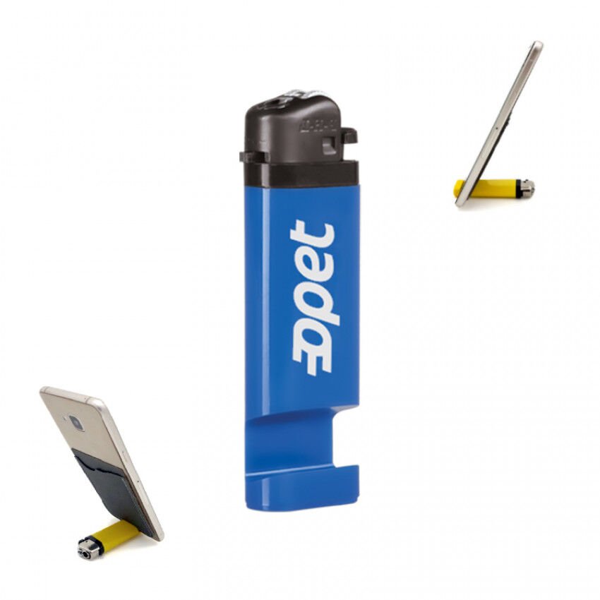 ByGufi PHL-365 Telefon Standlı – Logo Baskılı Promosyon Çakmak, Kurumsal Hediye, Şık ve Çok Fonksiyonlu Tasarım