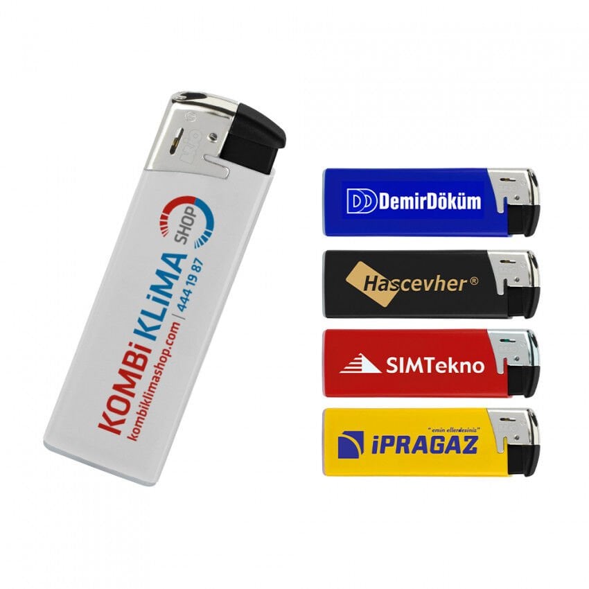 ByGufi TK21R Clipper – Logo Baskılı Promosyon Çakmak, Kurumsal Hediye, Şık ve Dayanıklı Tasarım