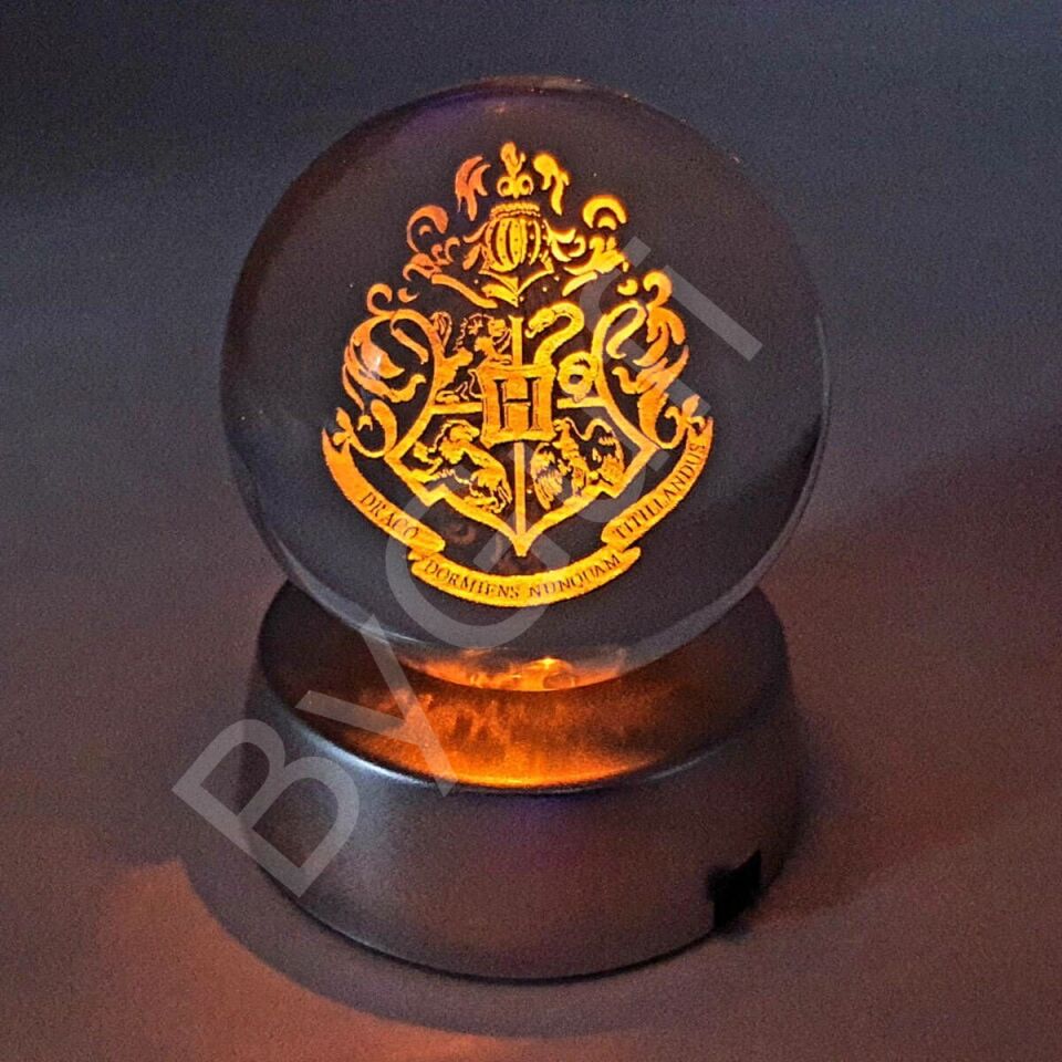 ByGufi Kişiye Özel Hediyelik Cam Küre Harry Potter
