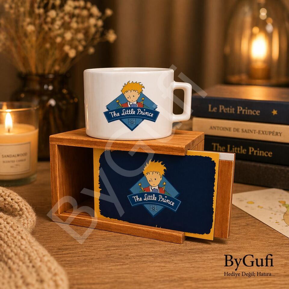 ByGufi Hediyelik Küçük Prens Kutulu Kupa