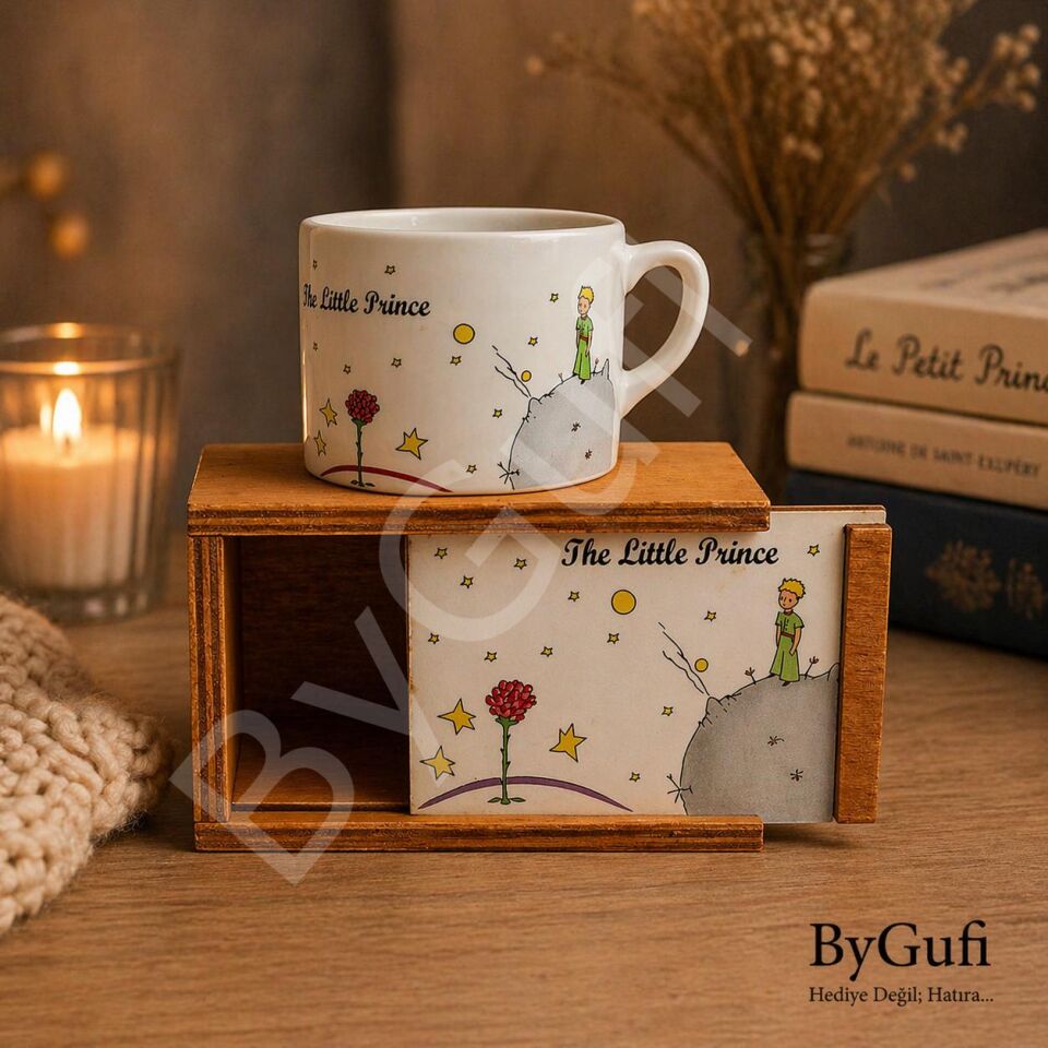 ByGufi Hediyelik Küçük Prens Kutulu Kupa