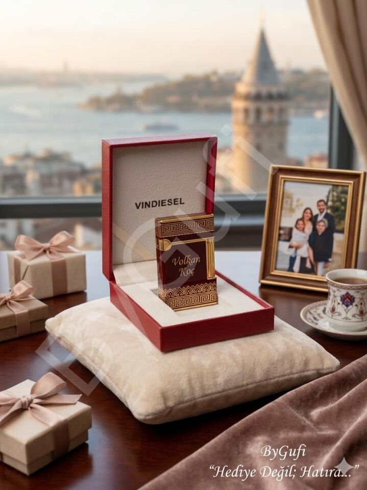 ByGufi İsme Özel Vin Diesel Metal Çakmak | Kişiye Özel Gazlı Çakmak