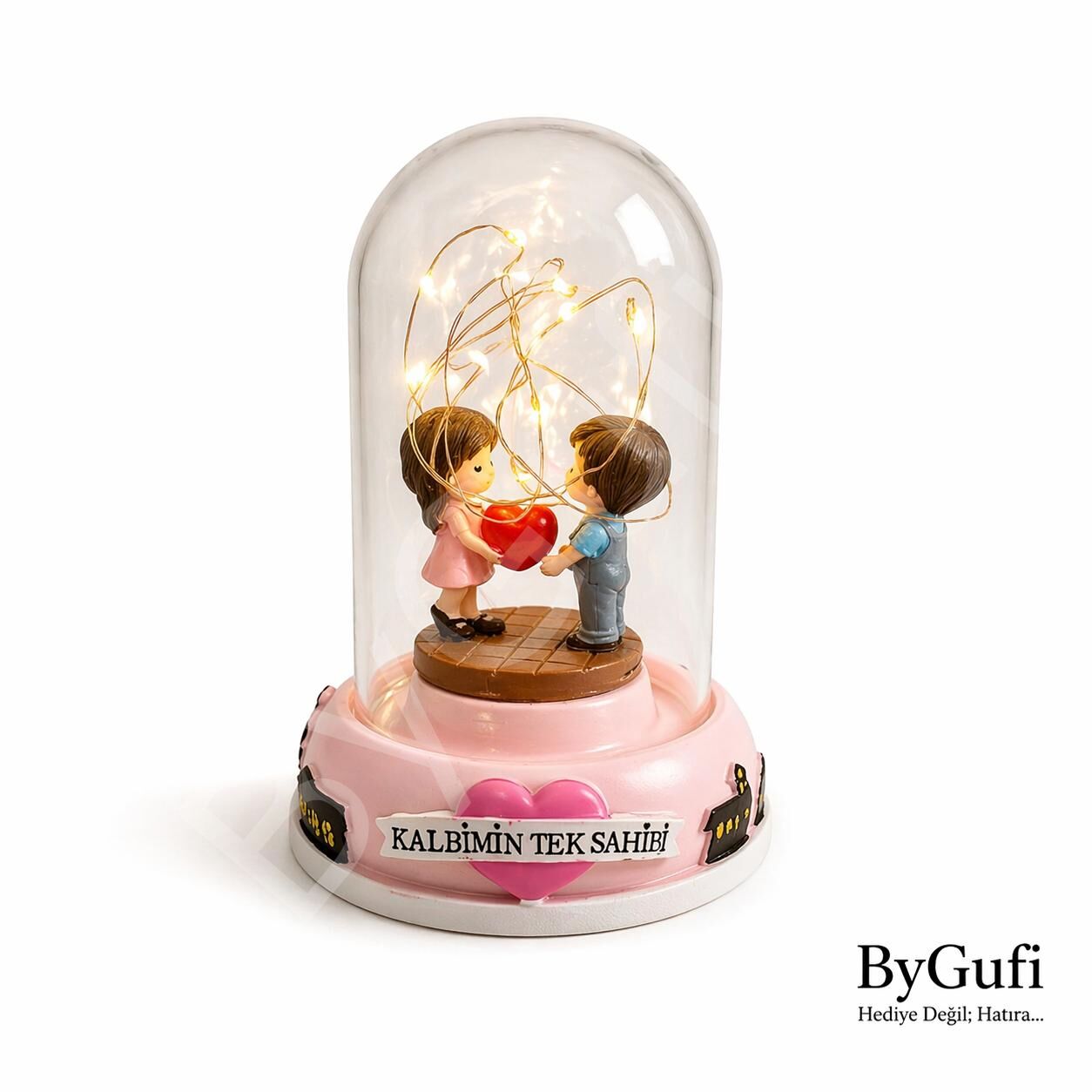 ByGufi Hediyelik Kalbimin Tek Sahibi Işıklı Küre