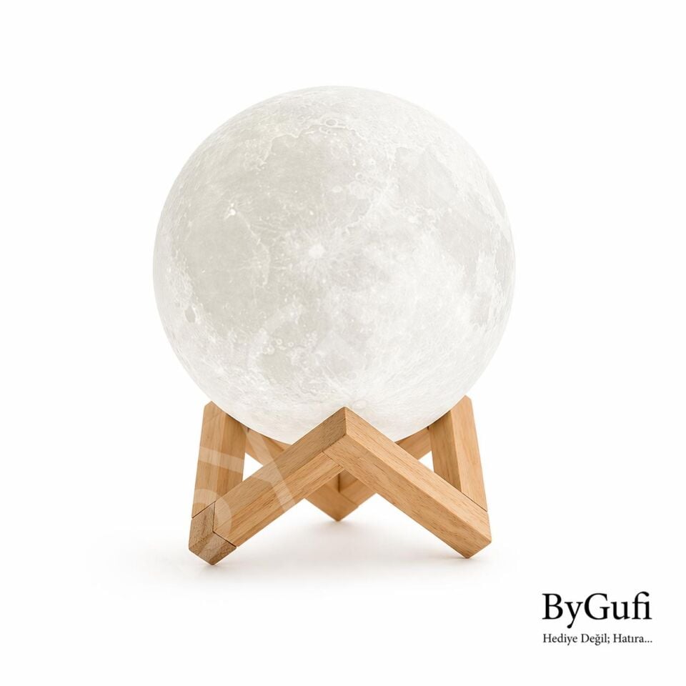 ByGufi 3D Ay Gece Lambası Hediyelik