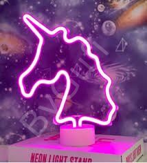 ByGufi Hediyelik LED Neon Gece Lambası – Unicorn