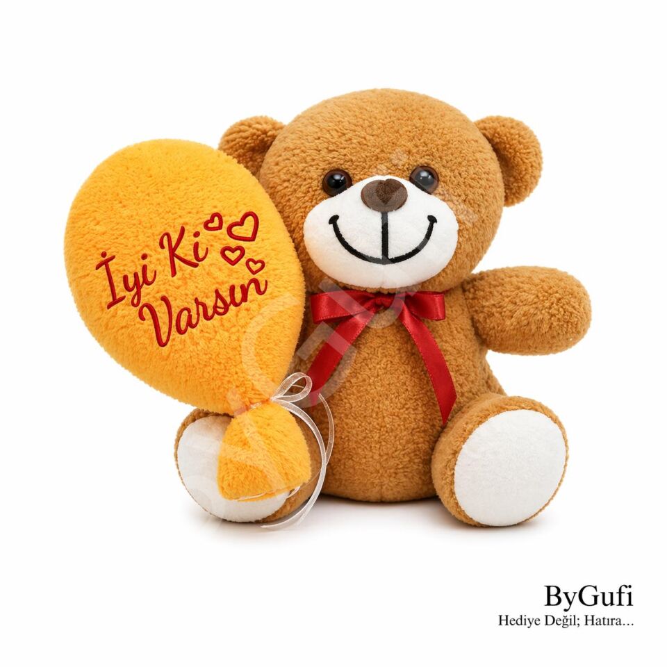 ByGufi Hediyelik İyi ki Varsın Peluş Ayıcık