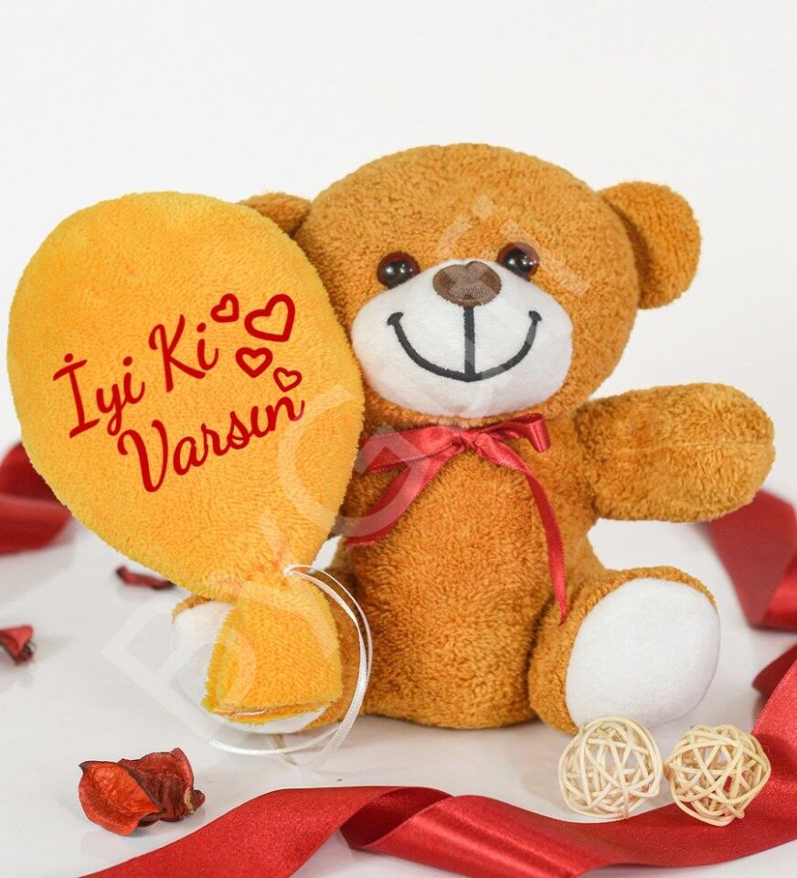 ByGufi Hediyelik İyi ki Varsın Peluş Ayıcık