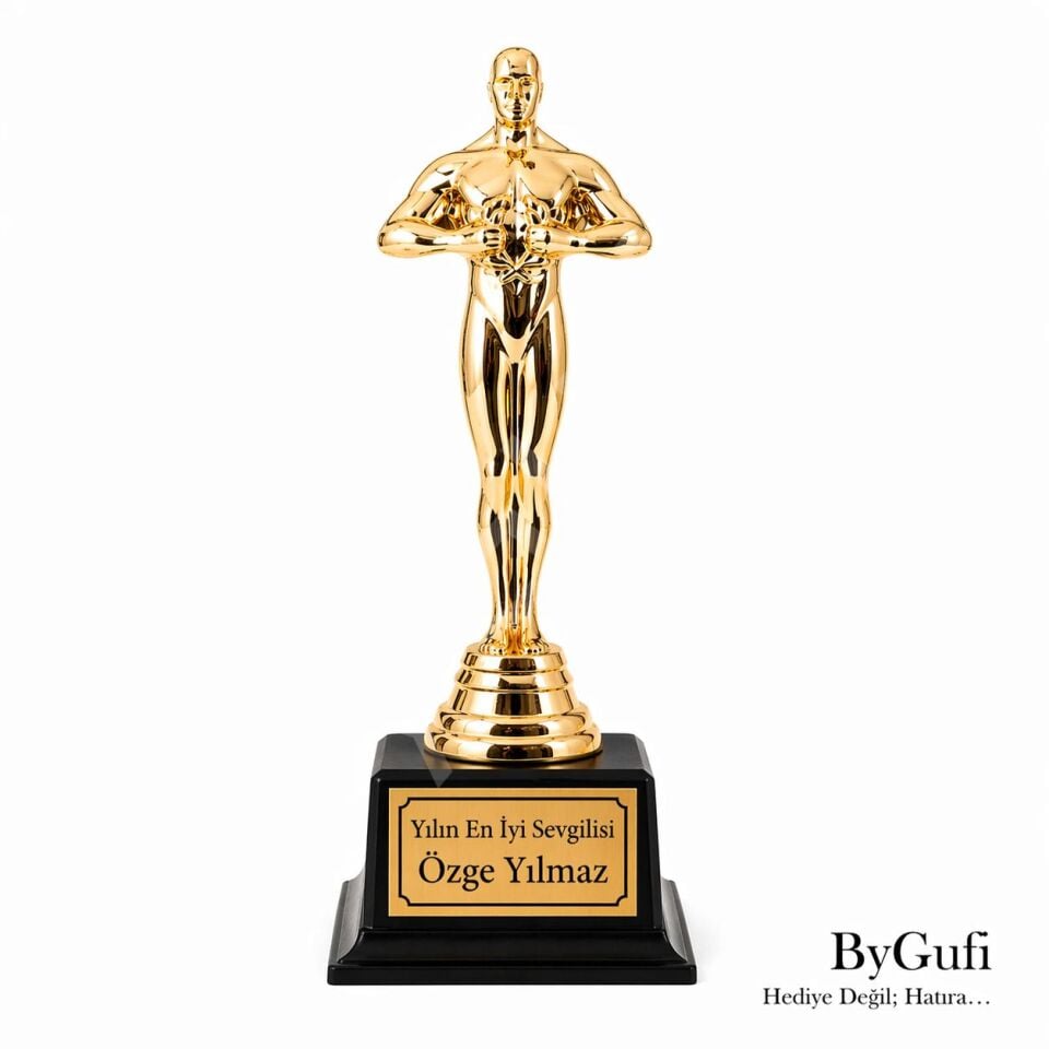 ByGufi Hediyelik Kişiye Özel Oscar Heykeli