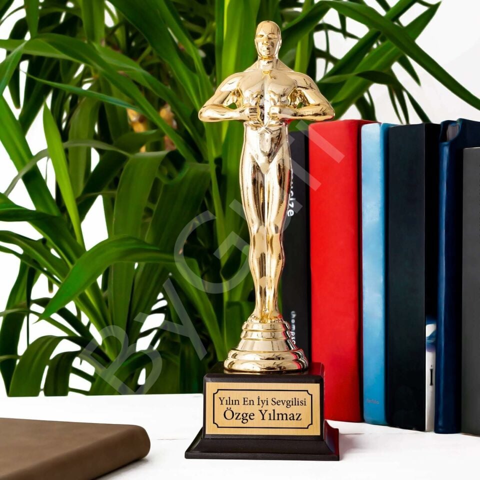 ByGufi Hediyelik Kişiye Özel Oscar Heykeli