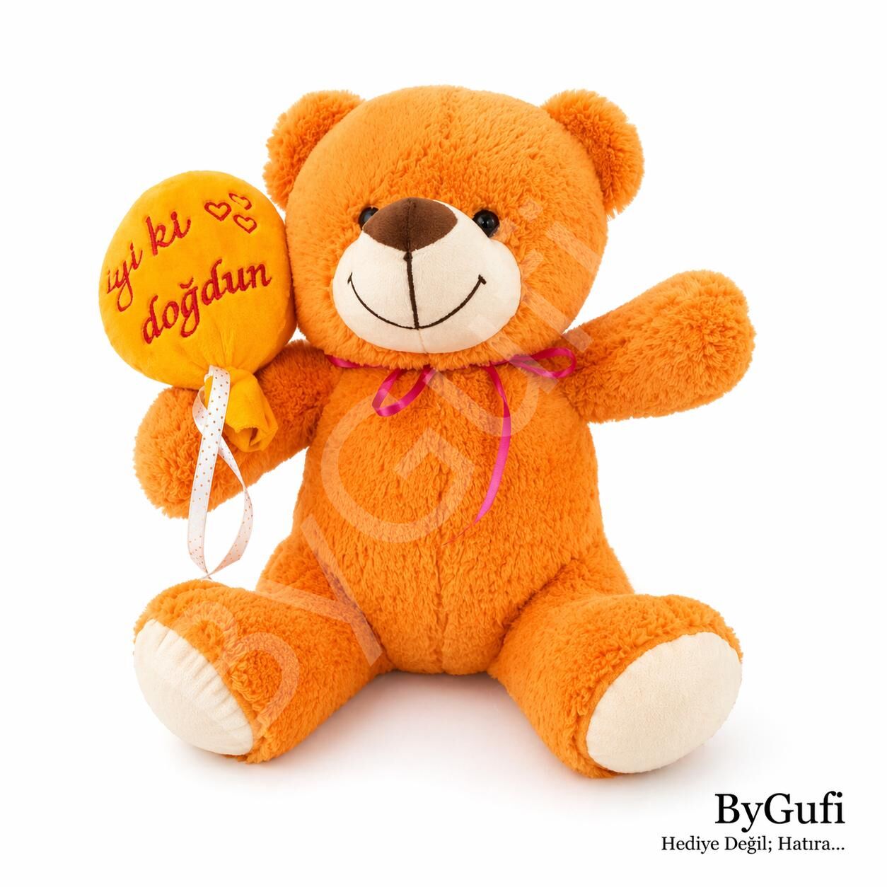 ByGufi Hediyelik İyi Ki Doğdun Peluş Ayıcık Hediye