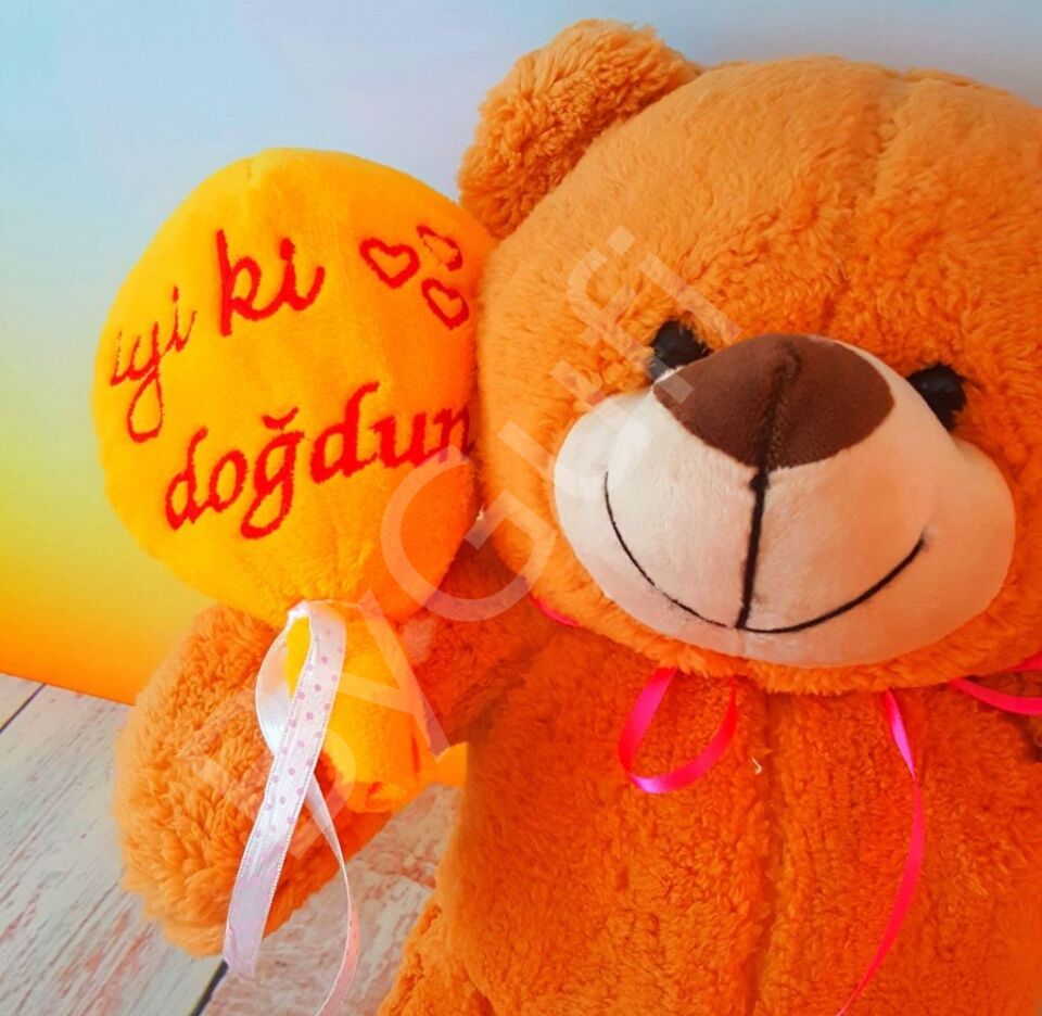 ByGufi Hediyelik İyi Ki Doğdun Peluş Ayıcık Hediye