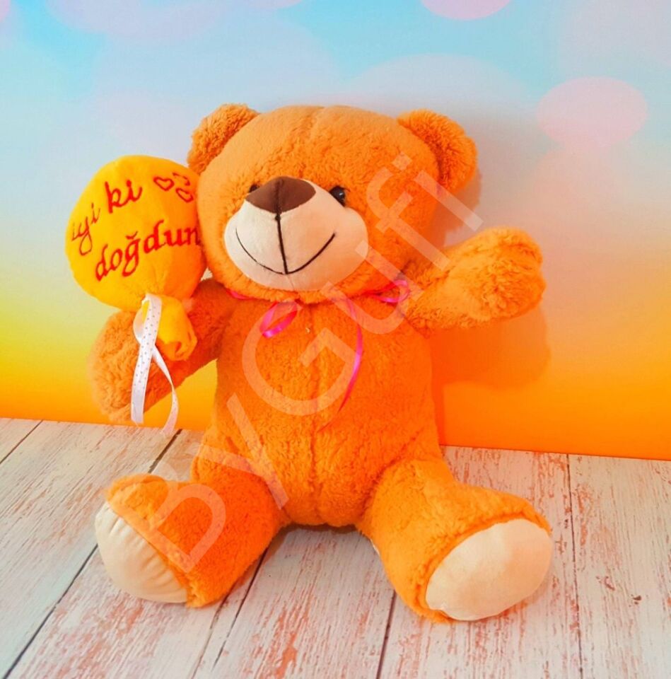 ByGufi Hediyelik İyi Ki Doğdun Peluş Ayıcık Hediye