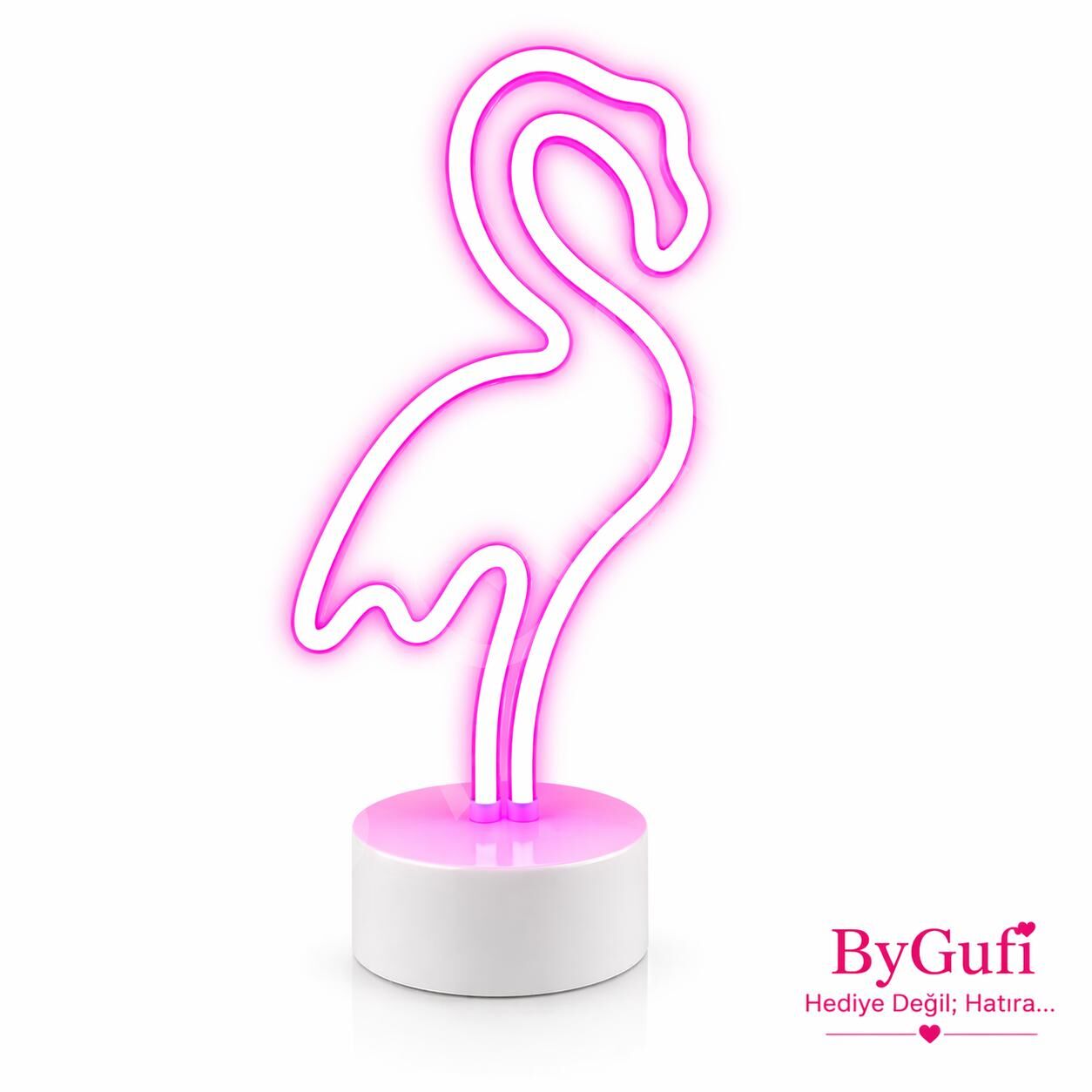 ByGufi Flamingo Neon Gece Lambası Hediyelik