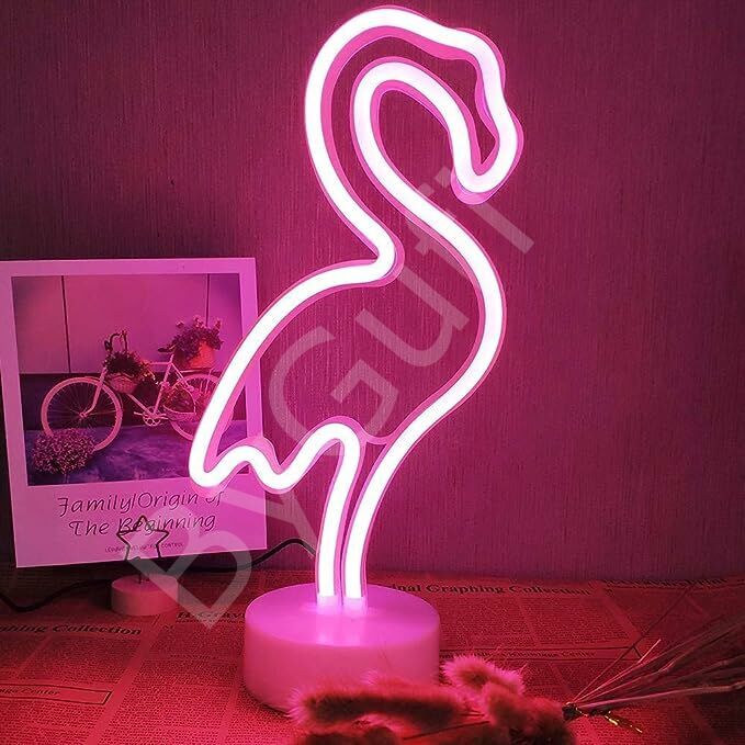 ByGufi Flamingo Neon Gece Lambası Hediyelik