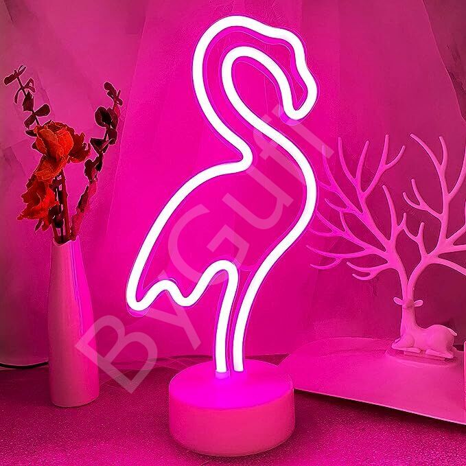 ByGufi Flamingo Neon Gece Lambası Hediyelik