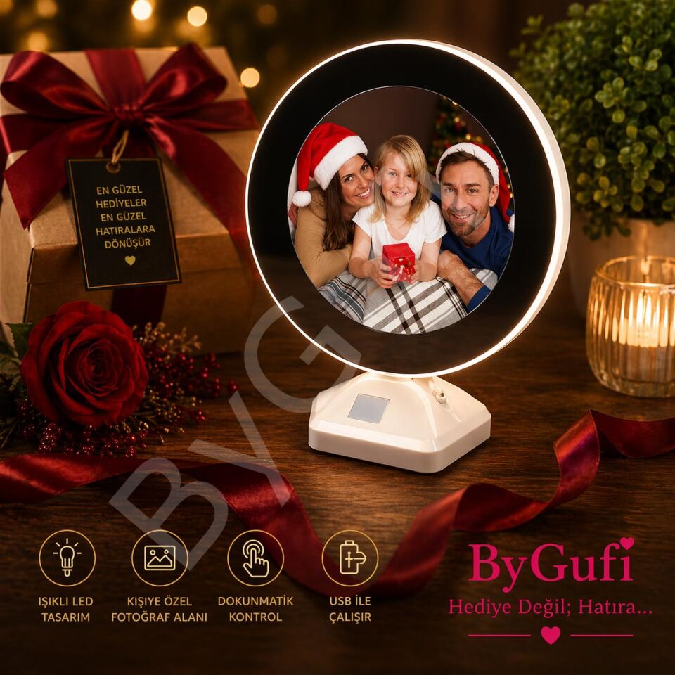 ByGufi Kişiye Özel Sihirli Ayna Fotoğraflı Hediyelik