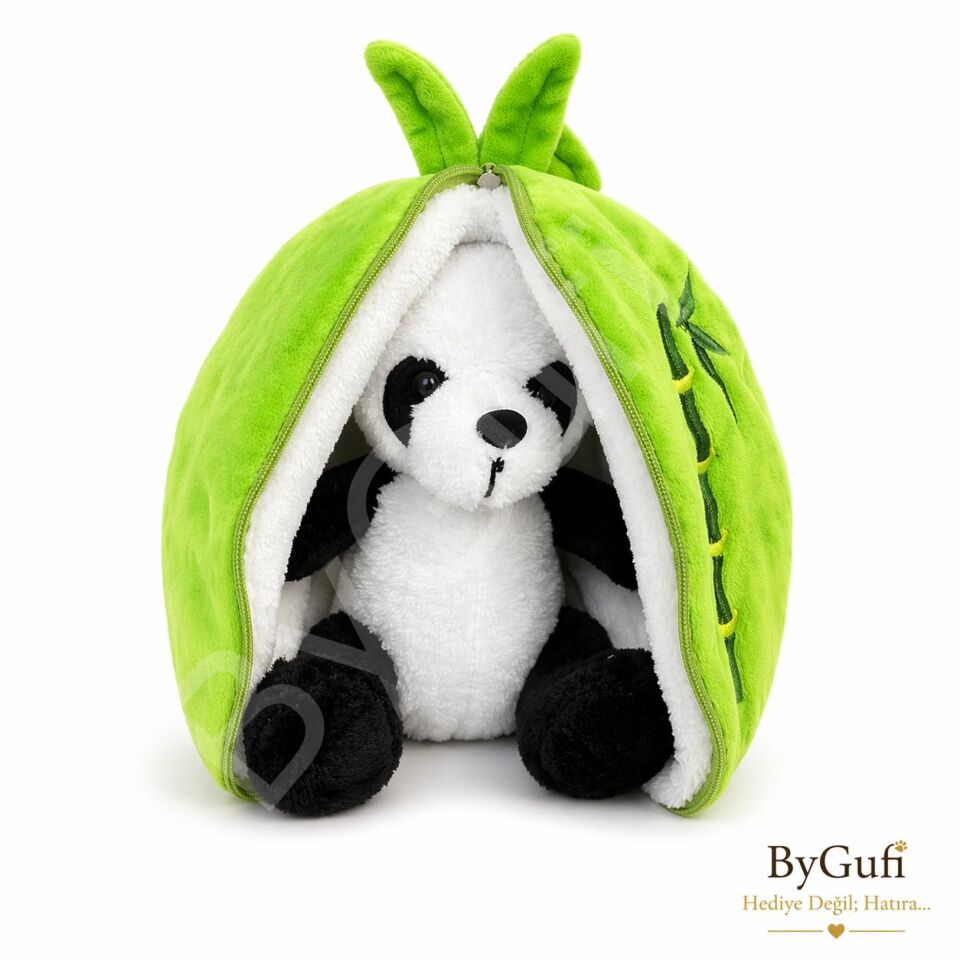 ByGufi Sevgiliye Hediye Bambu Panda Peluş