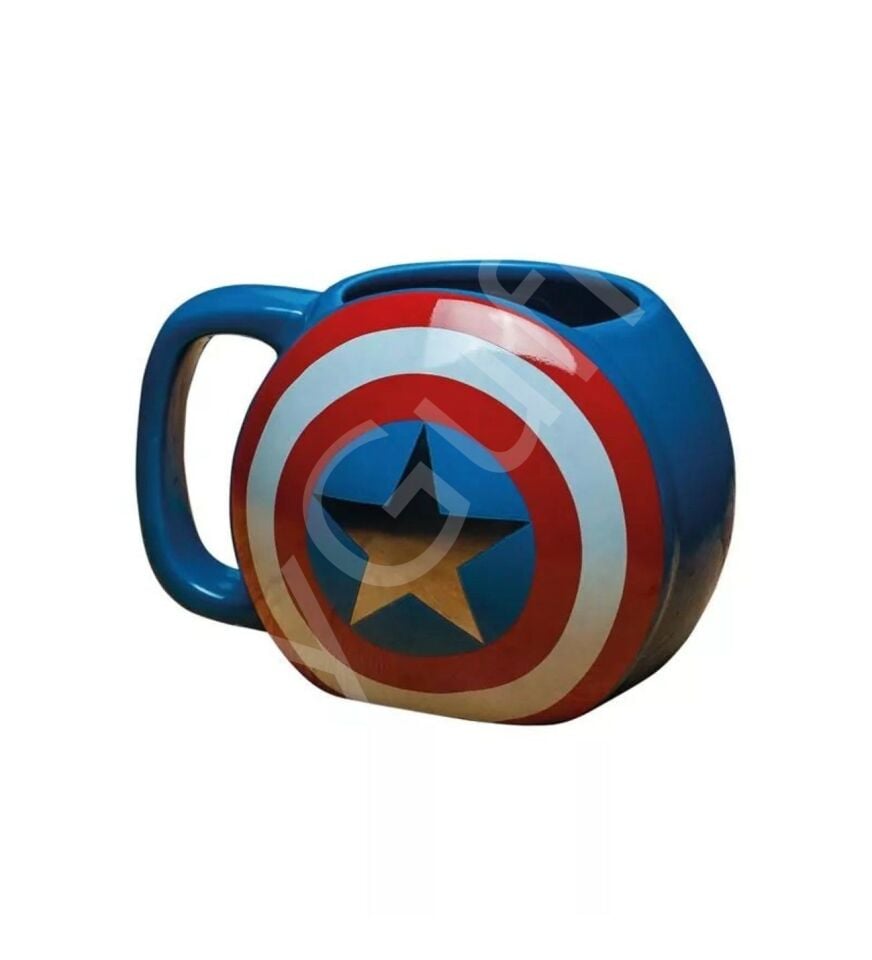 ByGufi Hediyelik Captain America Kalkan Kupa