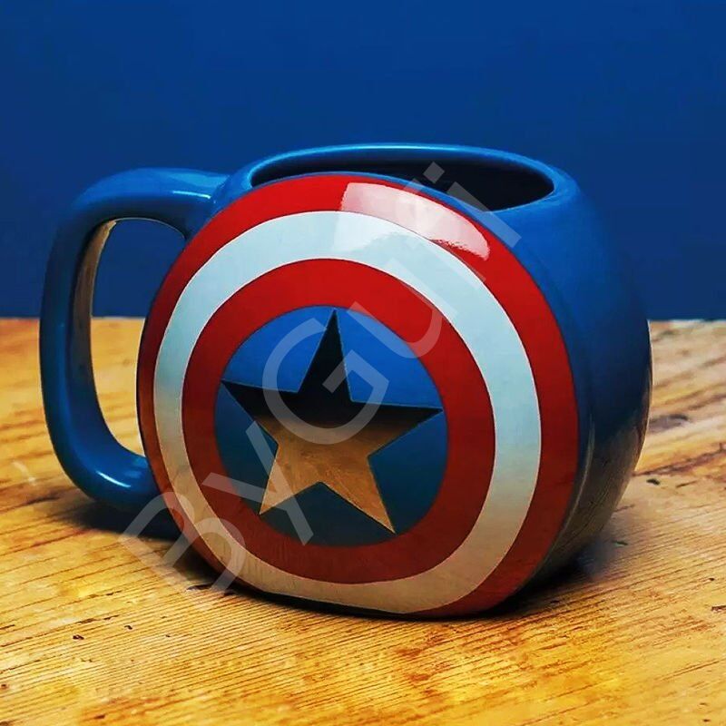ByGufi Hediyelik Captain America Kalkan Kupa