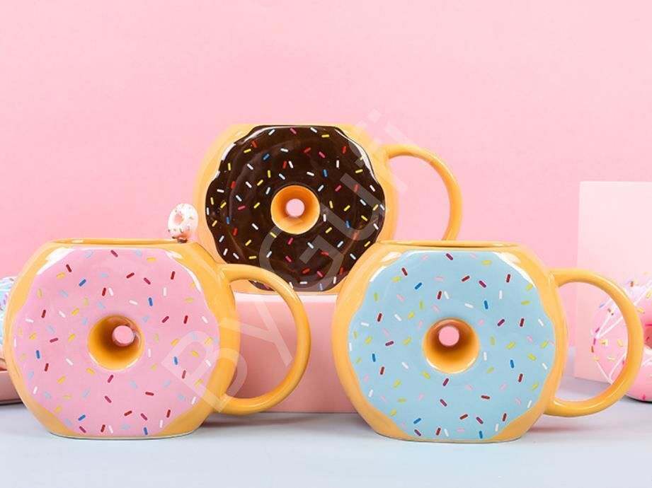 ByGufi Hediyelik Donut Kupa Bardak