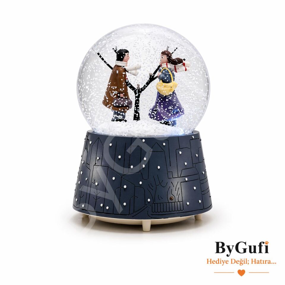 ByGufi Hediyelik Kış Masalı Kar Küresi