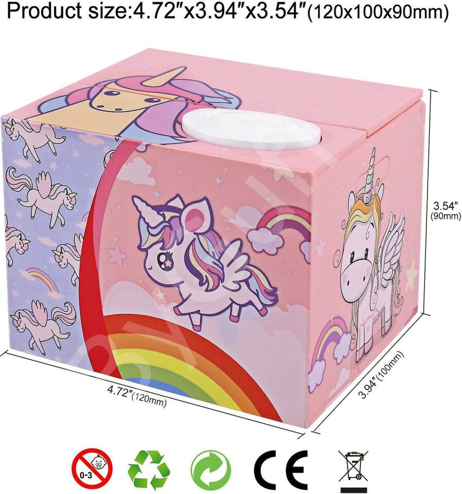 ByGufi Hediyelik Unicorn Sevimli Hırsız Kumbara