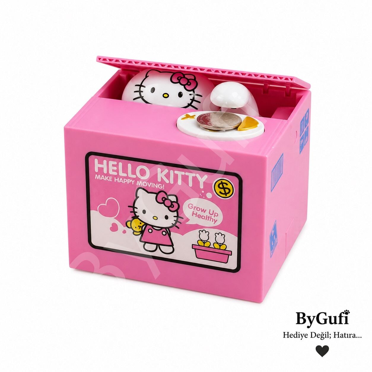 ByGufi Hediyelilk Hello Kitty Sevimli Hırsız Kumbara