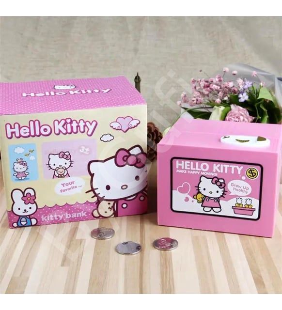ByGufi Hediyelilk Hello Kitty Sevimli Hırsız Kumbara