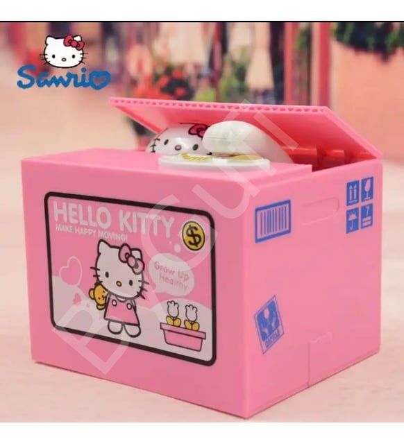 ByGufi Hediyelilk Hello Kitty Sevimli Hırsız Kumbara