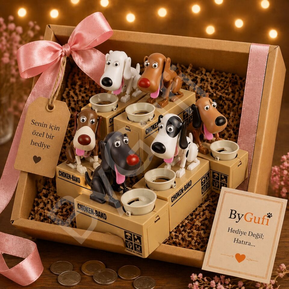 ByGufi Hediyelik Hırsız Köpek Kumbara