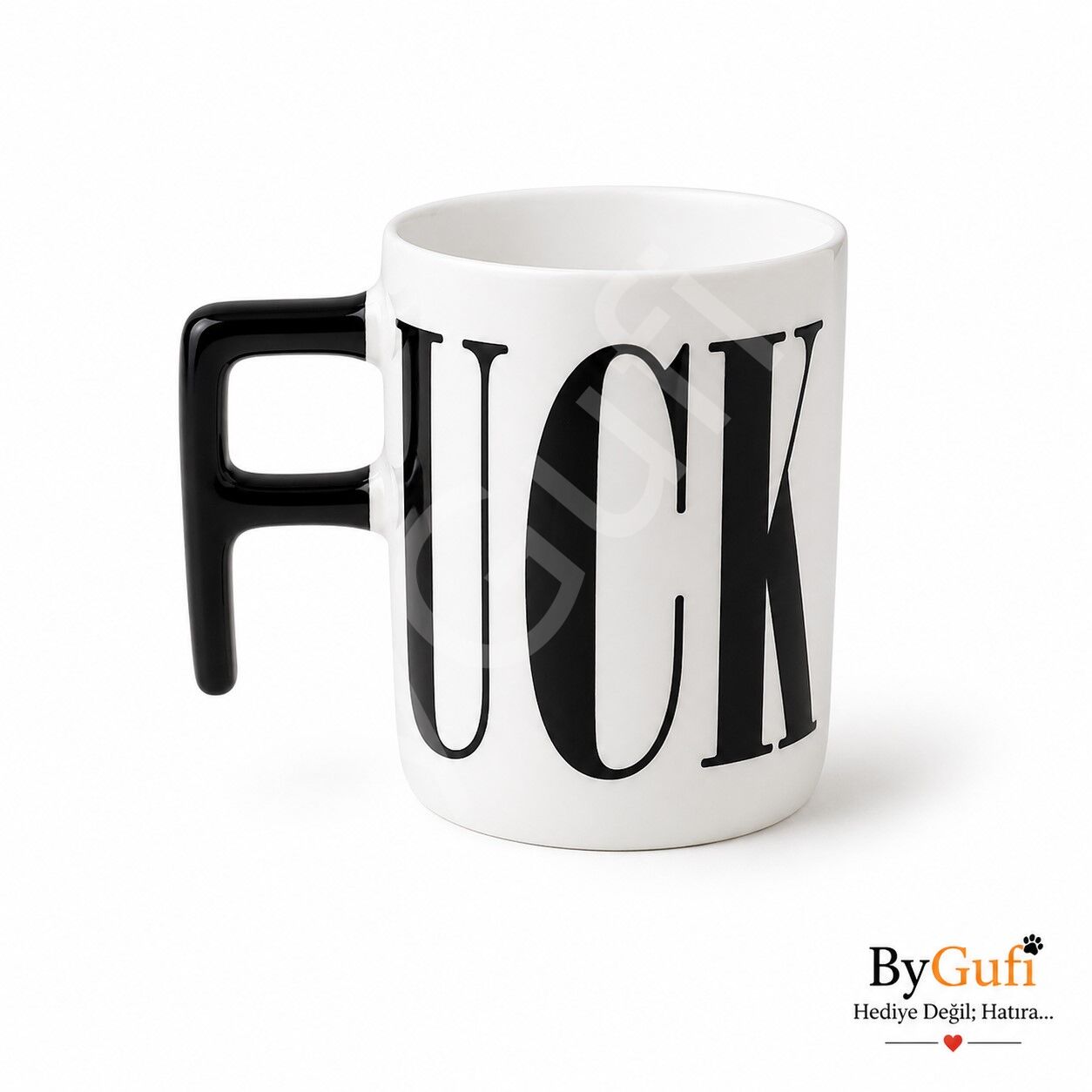 ByGufi Hediyelik Fuck 3D Seramik Kupa