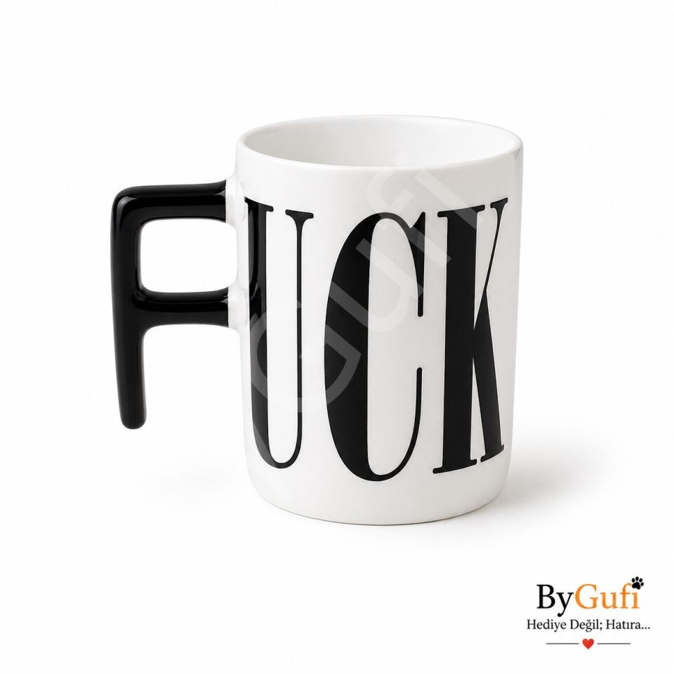 ByGufi Hediyelik Fuck 3D Seramik Kupa