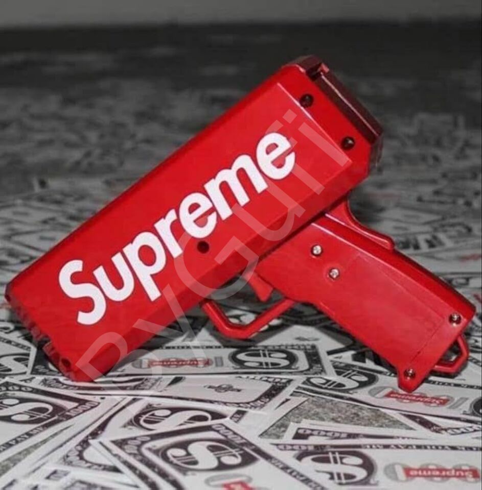 ByGufi Hediyelik Supreme Gun Para Saçma Tabancası