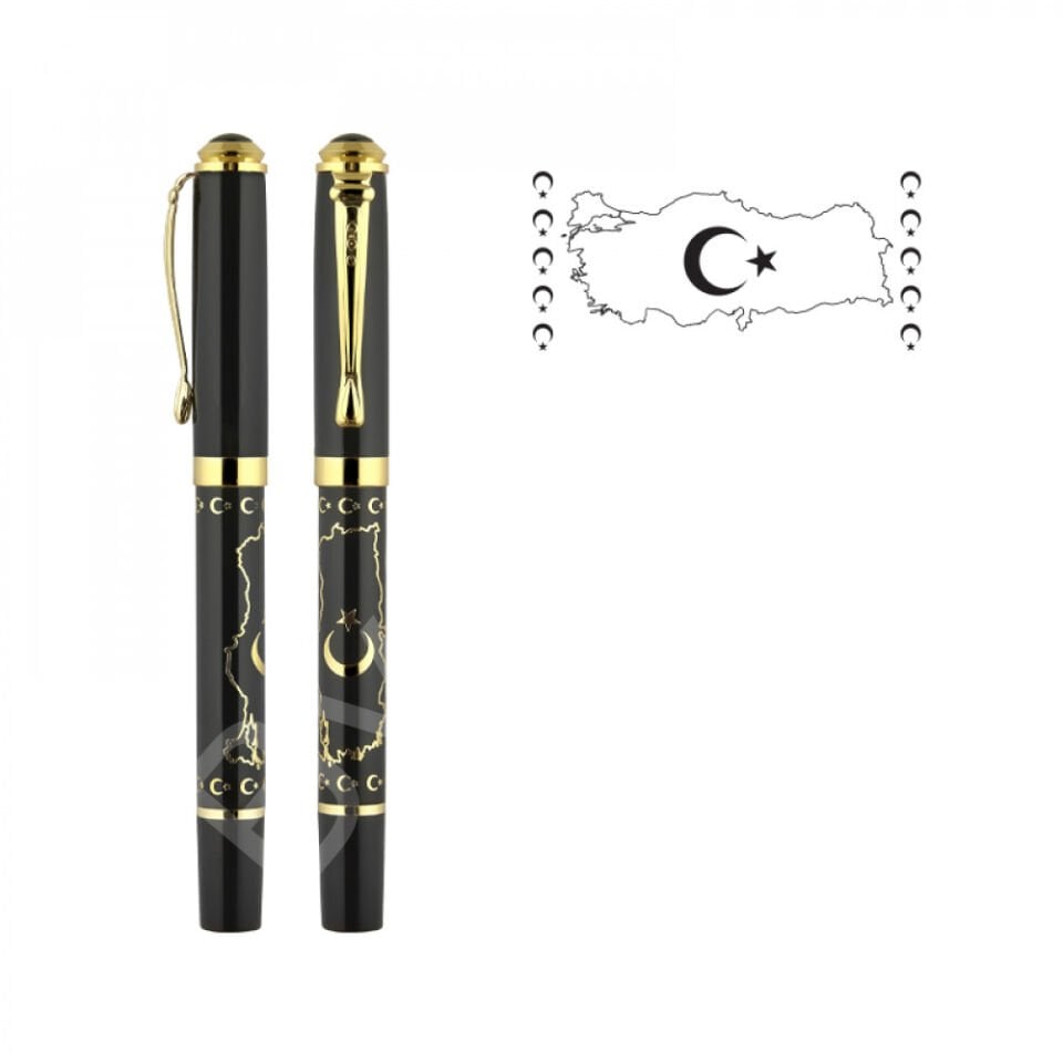 ByGufi Kişiye Özel Hediye Kabartmalı Kalem - Türkiye