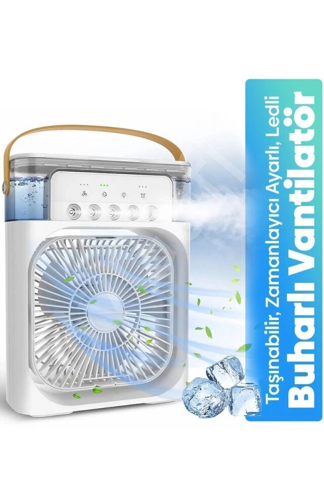 ByGufi Hediyelik Mini Klima Buzlu Fan