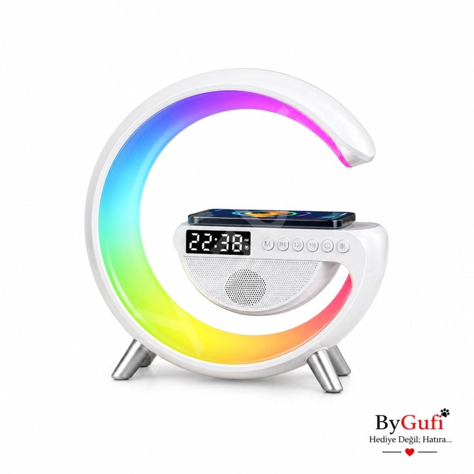 ByGufi Hediyelik G Şeklinde Şarjlı Masa Lambası