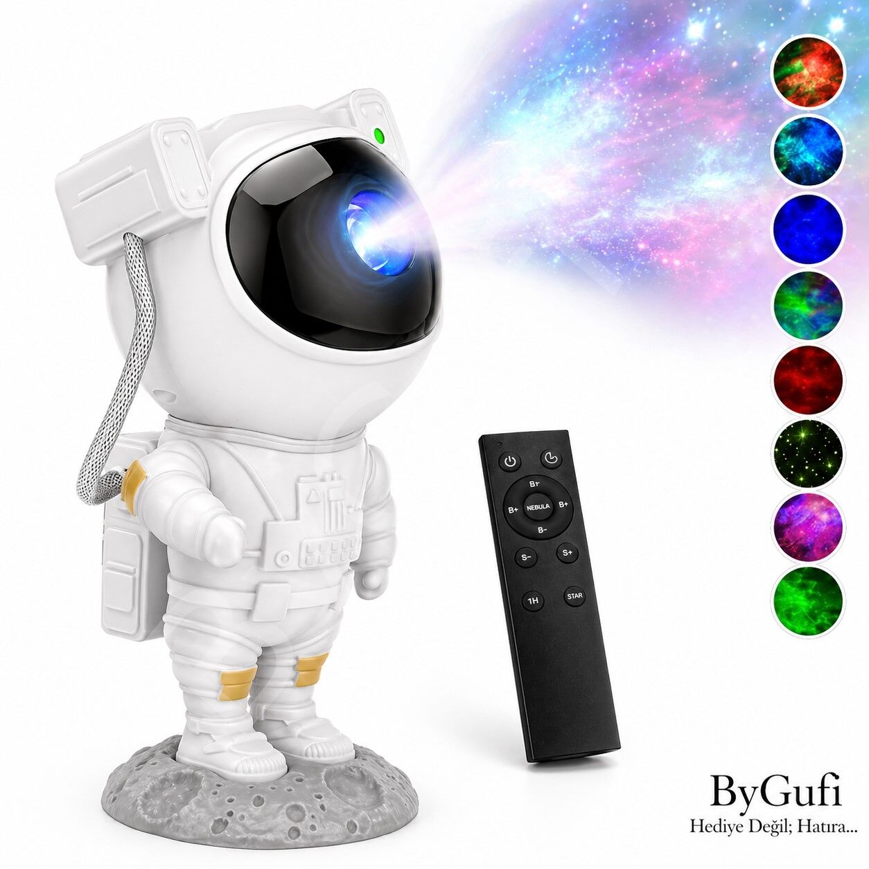 ByGufi Hediyelik Astronot Projektör