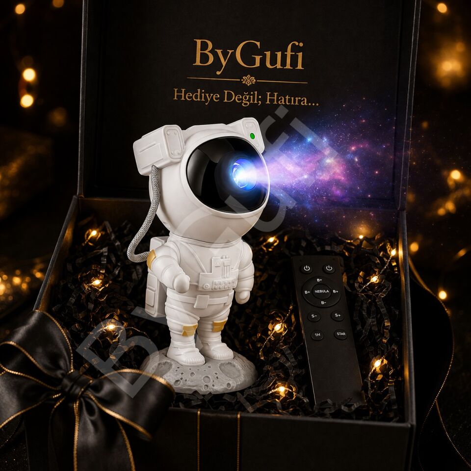 ByGufi Hediyelik Astronot Projektör