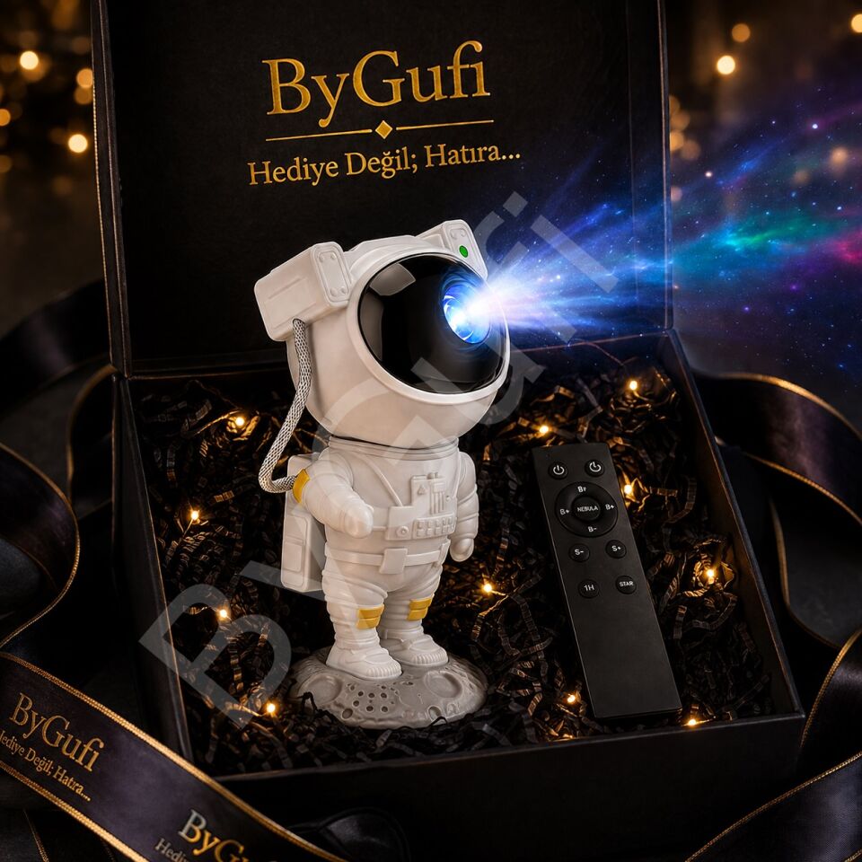 ByGufi Hediyelik Astronot Projektör
