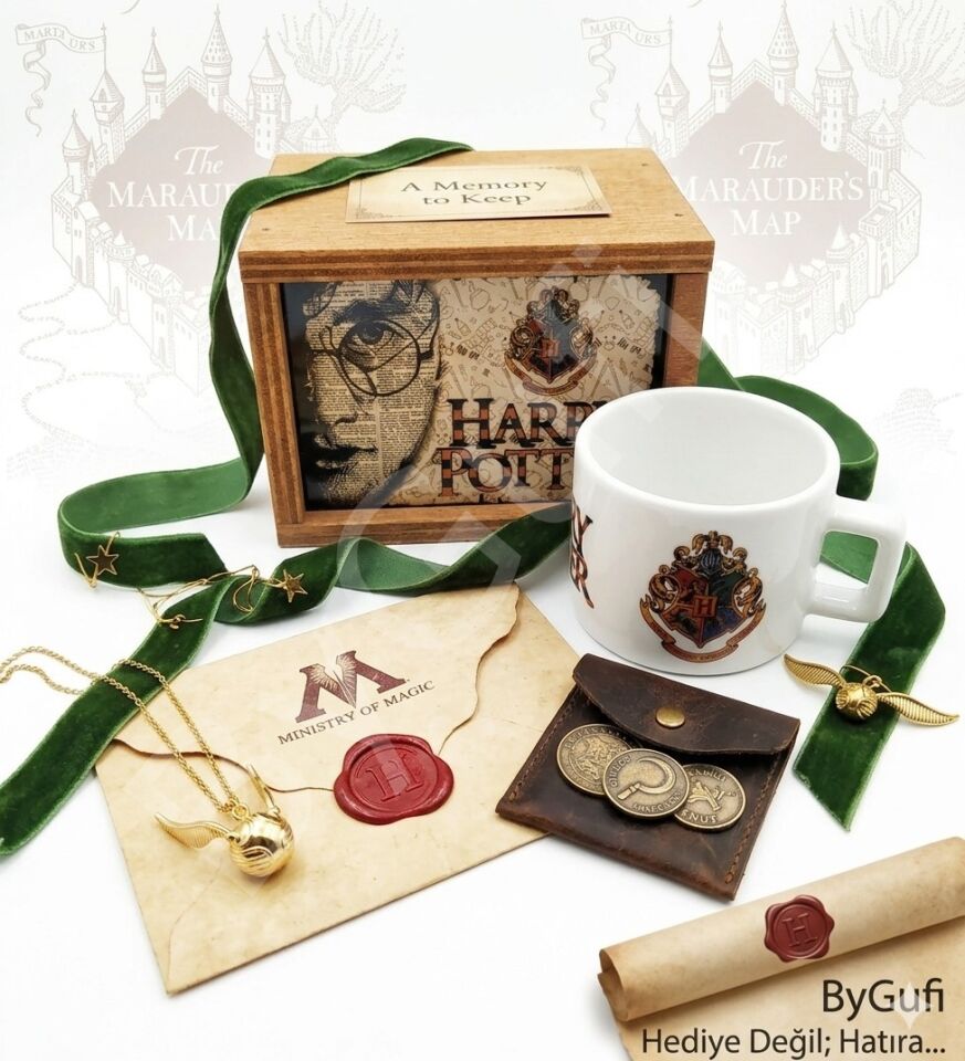 ByGufi Hediyelik Harry Potter Kutulu Kupa