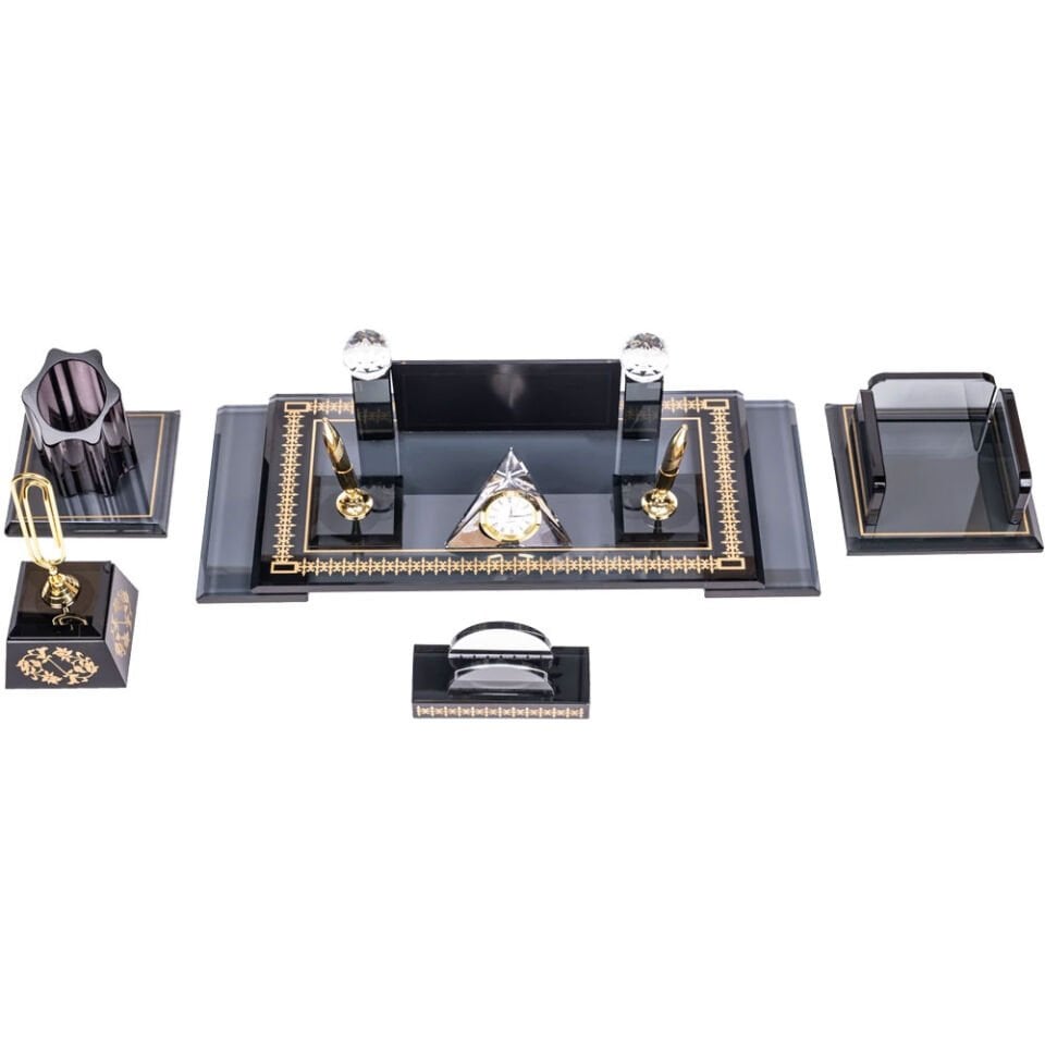 ByGufi Kişiye Özel Hediye W520 Kristal Masa Seti