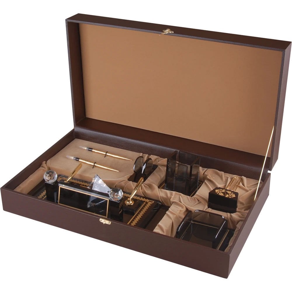 ByGufi Kişiye Özel Hediye W520 Kristal Masa Seti