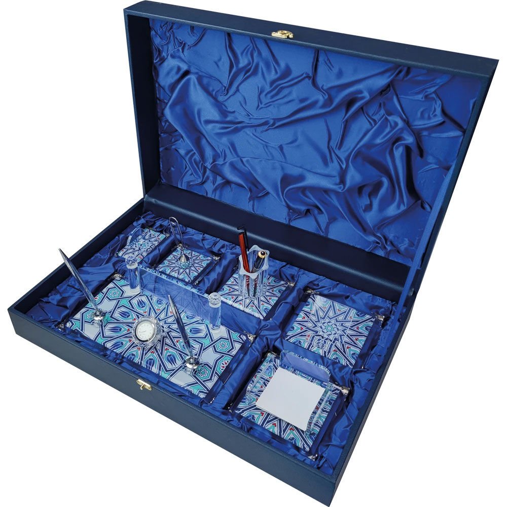 ByGufi Kişiye Özel Hediye Ebru Masa Sümen Seti