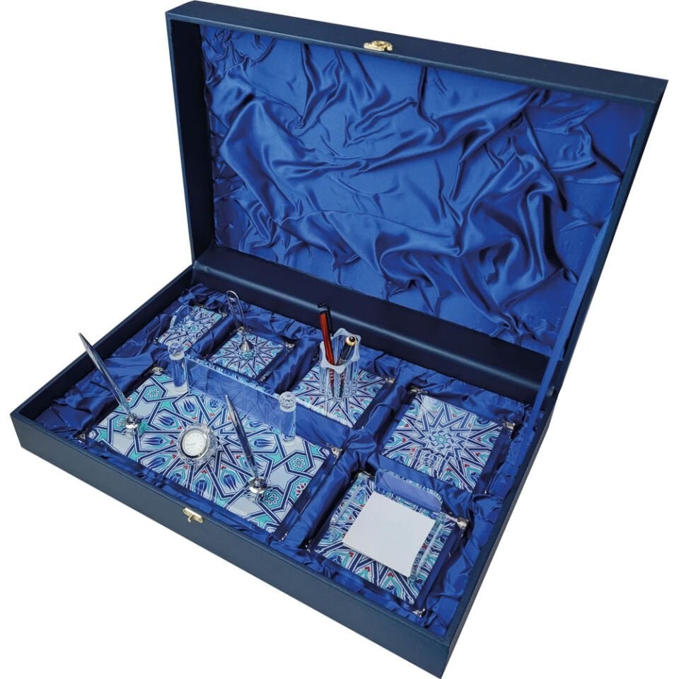 ByGufi Kişiye Özel Hediye Ebru Masa Sümen Seti